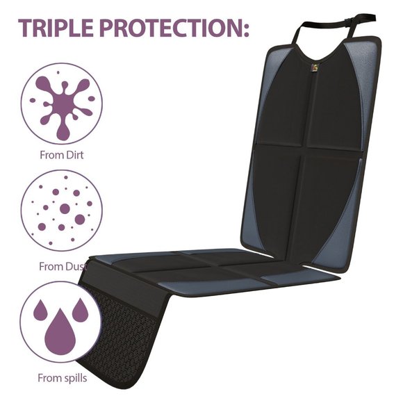 AMAR Car Seat Protector for Child Car Seat - Featuring Thick Padding, Waterproof - Picture 8 of 11